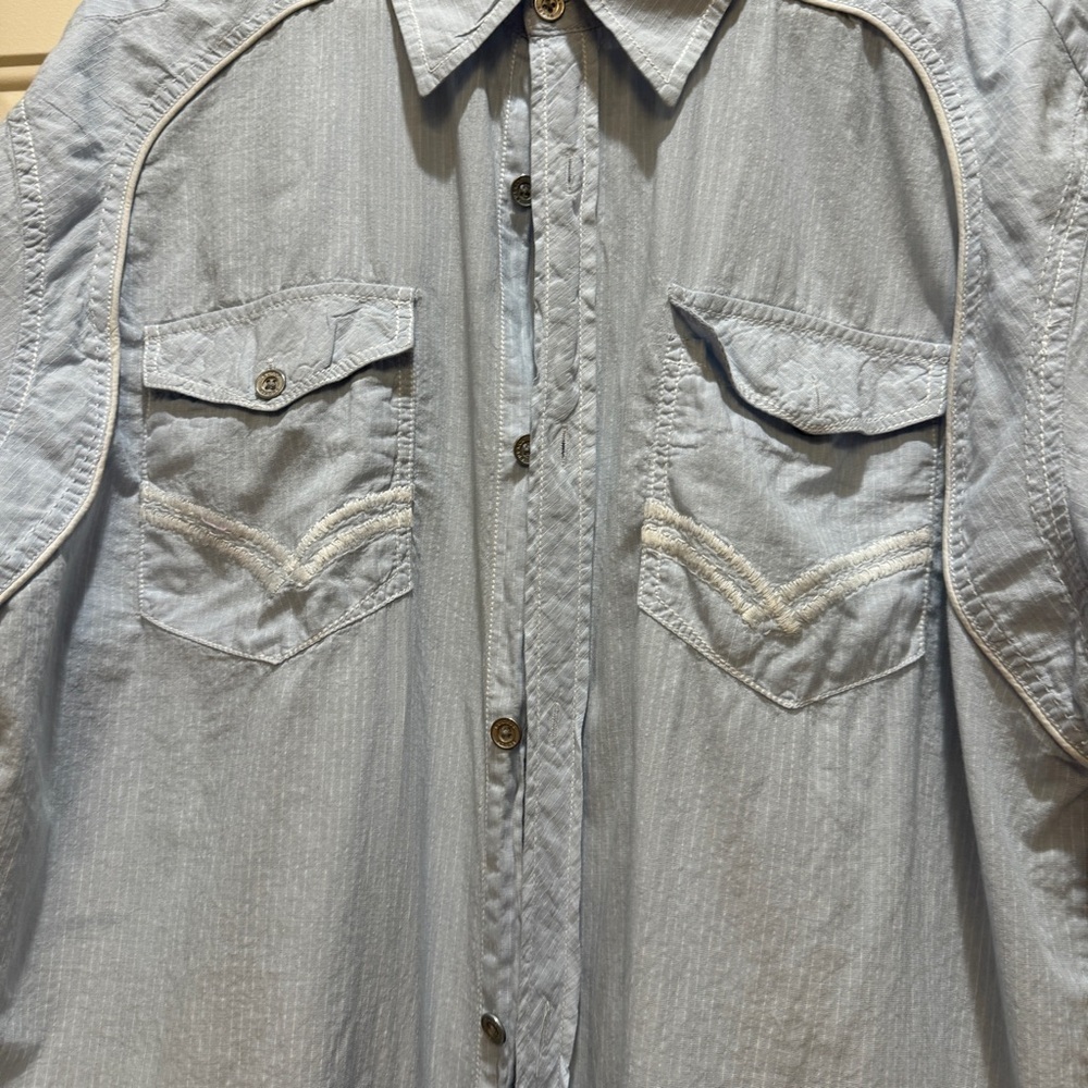 Buckle Black Men’s Short Sleeve Button Up GUC XL - Picture 5 of 5